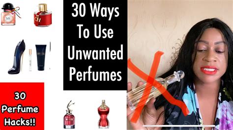 what to do with unwanted perfume